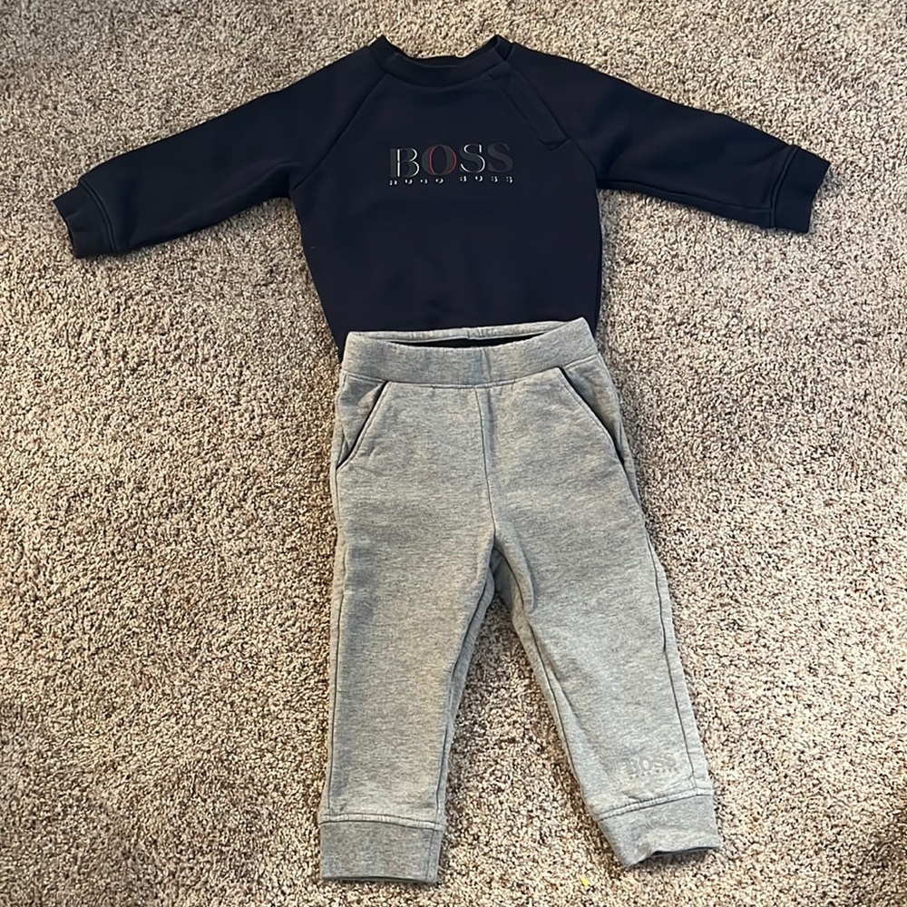 Hugo Boss boys matching set.